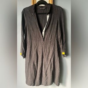 Zara long sleeved dress with pockets.